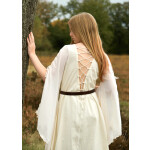 Mittelalter Kleid Ingrid mit Schnürung am Rücken, natur