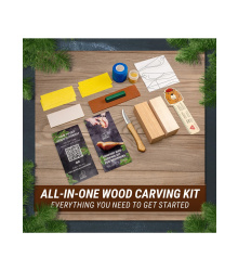 Beavercraft, Vogel Schnitzset - Starter-Schnitzset für Anfänger