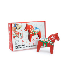 Beavercraft, Dala-Pferde-Schnitzset – Starter-Schnitzset für Anfänger