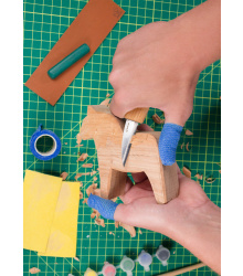 Beavercraft, Dala-Pferde-Schnitzset – Starter-Schnitzset für Anfänger