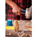 Beavercraft, Stehender Bär, Schnitz-Set