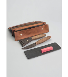 Beavercraft, Luxus-Löffelschnitzset Mit Walnussgriffen (braun)