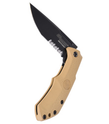 Sig Sauer M1, Wellenschliff, TAN, Taktisches Taschenmesser