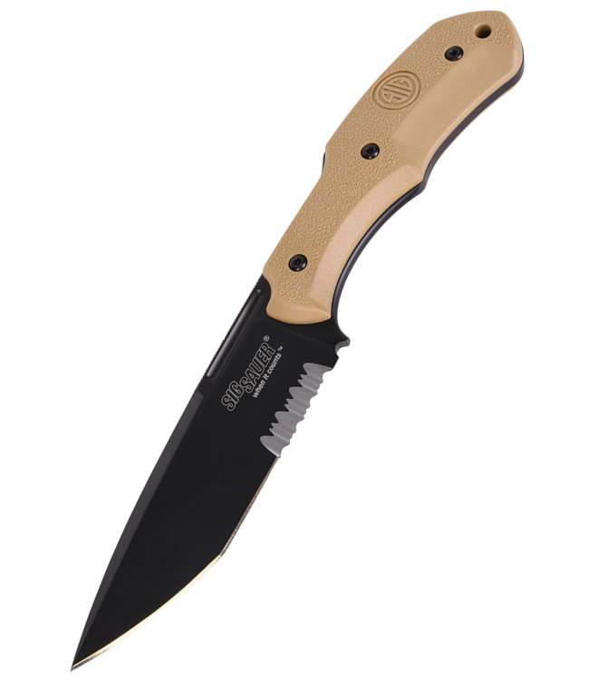 Sig Sauer M3, Wellenschliff, TAN, Taktisches Feststehendes Messer