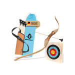 Pfeil und Bogen Set für Kinder ab 4 Jahren, 10 tlg., Holzspielzeug