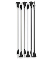 Carbon-Hybrid-Pfeile Set, 6 tlg. Saugnapf