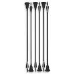 Carbon-Hybrid-Pfeile Set, 6 tlg. Saugnapf