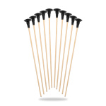 Holzpfeile Set, 10 tlg. mit Saugnapf, Pfeillänge 42 cm