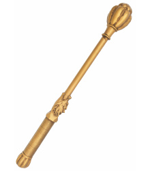 LARP Goldener Melonen-Hammer Huoyan, Polsterwaffe, 45 cm