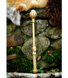 LARP Goldener Melonen-Hammer Huoyan, Polsterwaffe, 45 cm