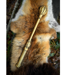 LARP Goldener Melonen-Hammer Huoyan, Polsterwaffe, 45 cm