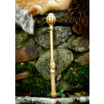 LARP Goldener Melonen-Hammer Huoyan, Polsterwaffe, 45 cm