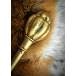 LARP Goldener Melonen-Hammer Huoyan, Polsterwaffe, 45 cm