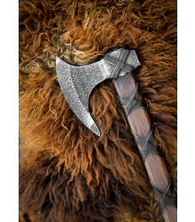 LARP Wikinger Axt Torvald, Polsterwaffe, 62 cm