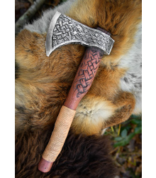 LARP Wikinger Axt Ulfric, Polsterwaffe, 35 cm