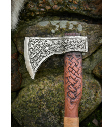 LARP Wikinger Axt Ulfric, Polsterwaffe, 35 cm