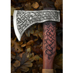 LARP Wikinger Axt Ulfric, Polsterwaffe, 35 cm