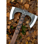 LARP Wikinger Doppelaxt Jorvak, Polsterwaffe, 42 cm