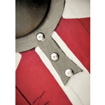 LARP Wikinger Schild Bjornir, rot/weiß, 60 cm