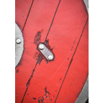 LARP Wikinger Schild Skjaldar, rot, 60 cm