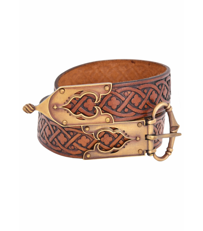 Mittelalter-Gürtel aus Leder, 13.-15. Jahrhundert, verschiedene Farben