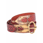 Mittelalter-Gürtel aus Leder, 13.-15. Jahrhundert, verschiedene Farben