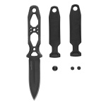 Feststehendes Messer Pentagon FX Covert - Blackout, SOG, mit leichten Mängeln