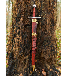 Deutsches Mittelalter Langschwert Passauer Wolf mit Scheide, 14. Jahrhundert