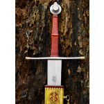 Deutsches Mittelalter Langschwert Passauer Wolf mit Scheide, 14. Jahrhundert