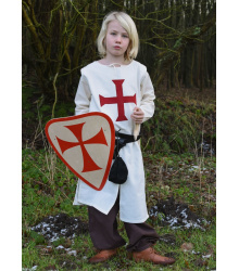 Kinder Wappenrock Alexander, Templer, natur/rot