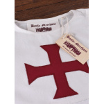 Kinder Wappenrock Alexander, Templer, natur/rot