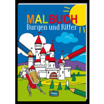 Malbuch Burgen und Ritter