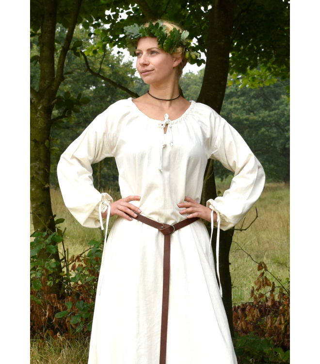 Mittelalterkleid, Unterkleid Ana, natur