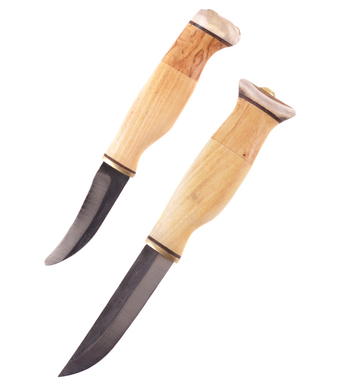 Doppelmesser mit Skinner, Wood-Jewel