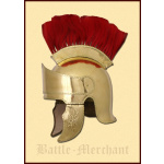 Attischer Helm aus Messing mit Haarbusch, ca. 300 v. Chr.