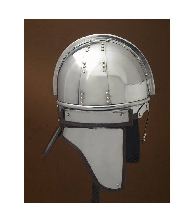 Spätrömischer Kavallerie Helm (Burgh Castle), Stahl