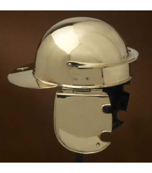 Römischer Helm Typ Coolus C aus Schaan, Messing