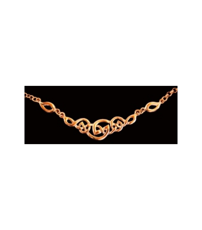 Halskette Keltischer Knoten, aus Bronze