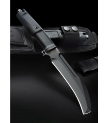 Feststehendes Messer Corvo schwarz, Extrema Ratio