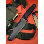 Feststehendes Messer Ontos + Survival-kit schwarz, Extrema Ratio