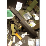 Feststehendes Messer Ontos + Survival-kit schwarz, Extrema Ratio