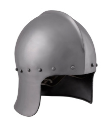 Englischer Bogenschützenhelm, 15. Jh., 1,6 mm Stahl