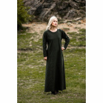 Mittelalter Kleid grün Rundhals knöchellang Baumwolle "Alvilda" XXXL
