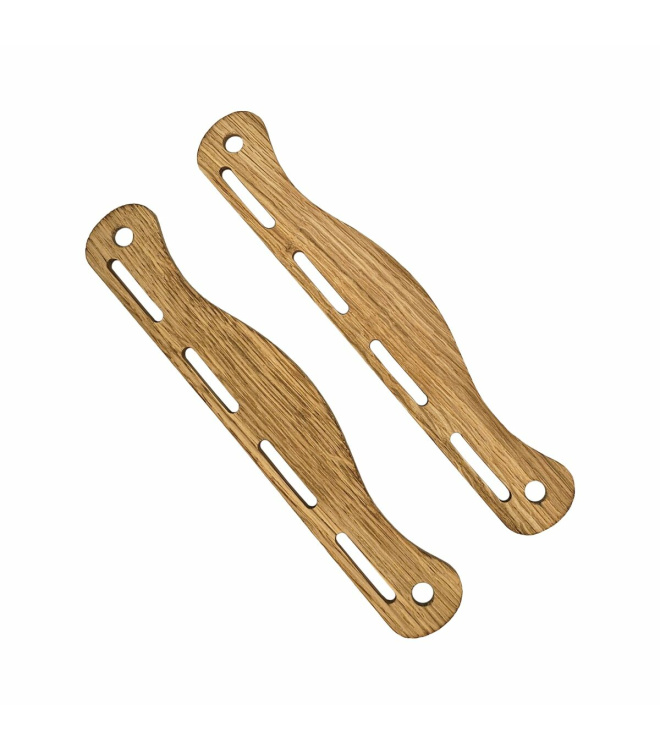 1 Paar Wikinger Taschenbügel Eiche "Birka" 20 cm