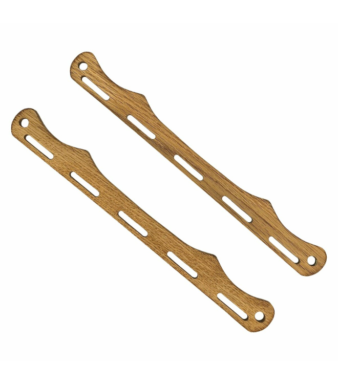 1 Paar Wikinger Taschenbügel Eiche "Haithabu" 27 cm