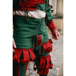 Landsknecht Hose Yoremade – Renaissance Kniebundhose Grün/Rot L