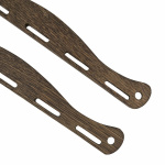 1 Paar Wikinger Taschenbügel Eiche dunkel "Birka" 27 cm