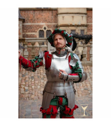 Landsknecht Armschienen 1,6 mm Stahl  M/L