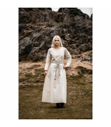 Damen Kleid Alvilda mit Rundhalsausschnitt – Mittelalter XL