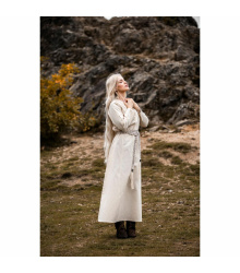Damen Kleid Alvilda mit Rundhalsausschnitt – Mittelalter XL